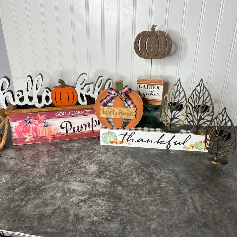 Fall Autumn Decor Lot 2 | Farmhouse Seasonal Thanksgiving